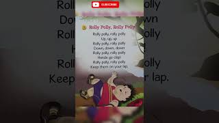 Rolly polly rolly polly Kids poem kidsryhems nurseryrhyme [upl. by Yarrum]