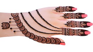 😱🔥easy top Arabic mehndi designweddingDulhan special mehndidesignsimplehenna madhieid mehandi [upl. by Yllitnahc626]