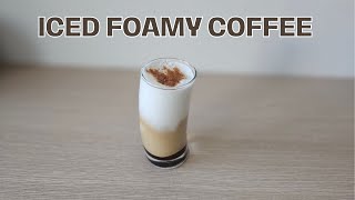 Iced Foamy Coffee with Cinnamon [upl. by Alilad375]