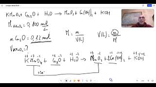 Esercizio n 5 soluzione di un esercizio sulle reazioni redox e sui rapporti stechiometrici [upl. by Allwein198]