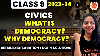 What is Democracy  Why Democracy  CBSE Class 9 SST  NCERT Civics Class 9th Preparation [upl. by Arline647]