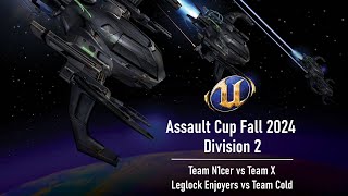 UT2004 Fall 2024 Assault Cup  Div 2  Team N1cer vs Team X Leglock Enjoyers vs Team Cold [upl. by Novert]