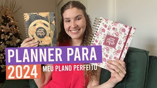 PLANNER PARA 2024  MEU PLANO PERFEITO O QUE MUDOU [upl. by Uah]