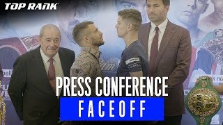 Loma vs Campbell Prefight Press Conference Faceoff [upl. by Yelruc565]