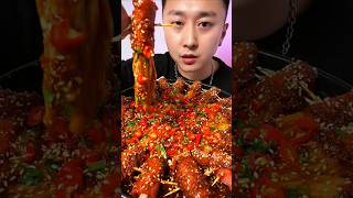 Enoki Mushroom Spicy Yummy asmr mukbang food eating [upl. by Foy406]