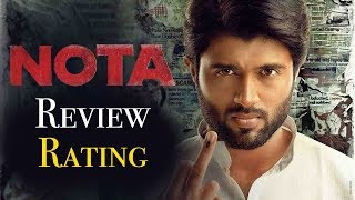 NOTA Movie Review Rating  Vijay Deverakonda Mehreen Pirzada  Niharika Movies [upl. by Hallette]