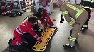 Feuerwehr WaidhofenThaya  Spineboard Ausbildung [upl. by Nehr233]