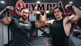 Training With MrOlympia  Ice Bath Ft Chris Bumstead [upl. by Kelda]