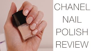 CHANEL NAIL POLISH REVIEW  Chanel LE VERNIS long wear Ballerina 167  CHANEL MANICURE AT HOME [upl. by Carlin]