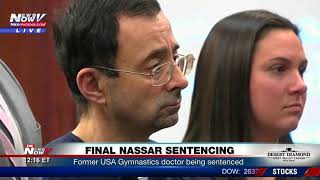 FULL NASSAR SENTENCING Former USA Gymnastics Doctor Larry Nassar Sentenced FNN [upl. by Annehsat334]