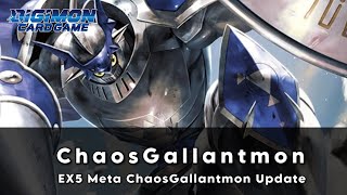 Updated Profile  EX5 ChaosGallantmon  Deck Profile [upl. by Rodrich]