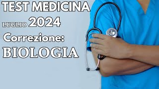 Test Medicina 2024 Luglio  Parte di Biologia [upl. by Siuqcram]