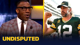 Shannon Sharpe reacts to Aaron Rodgers yelling quotI still own youquot to Bears fans  NFL  UNDISPUTED [upl. by Rayham]