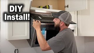 How to Install OvertheRange Microwave with Wall Vent  The Short Version [upl. by Schifra]