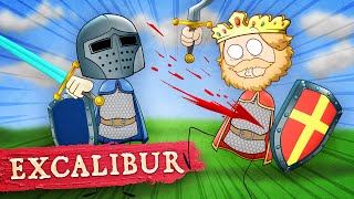 King Arthur vs Excalibur  European Arthurian Legend  Extra Mythology [upl. by Gabriele]