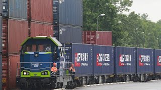 Via al primo collegamento ferroviario tra Polonia e Cina in aumento scambi commerciali con Europa [upl. by Ardnaed]