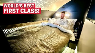 8hrs on World’s Best First Class Flight  Etihad The Residence [upl. by Eelrahc713]