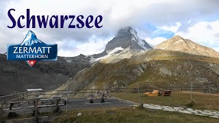 SWITZERLAND Schwarzsee 2583m mountain ridge Zermatt 4K [upl. by Okuy]