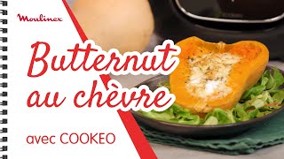 Butternut farcie au fromage de chèvre avec COOKEO et EXTRA CRISP  Les recettes Moulinex [upl. by Yra]