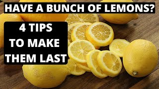 Too Many Lemons Preserve Lemons 4 Ways [upl. by Rahal]