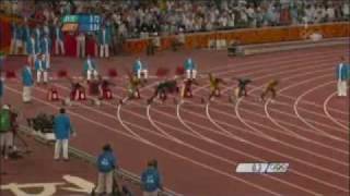 Beijing 2008 Usain Bolt 969 Shatters 100m World Record in Olympics final  Gold Medal [upl. by Letnohc]