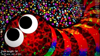 Slitherio AI Epic Skin Slitherio Best Gameplay  TRex Skin  Slitherio Vip  World Record [upl. by Airitak]