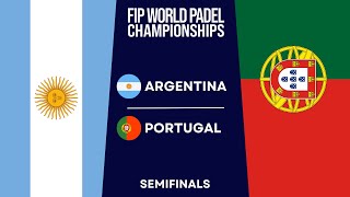 SEMIFINAL  ARGENTINA VS PORTUGAL  FIP WORLD PADEL CHAMPIONSHIPS 2024  Highlights ALL MATCHES [upl. by Vada]