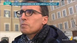 Renzi come spiegherà che non lascia la politica [upl. by Edrahc525]