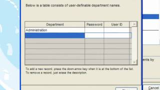 TCMS V22  New Version06The Settings of Department [upl. by Suaeddaht]