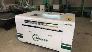 ¡CNC Laser en acción Modelo CO2 SR1390L de 100w la mejor calidad STANSER [upl. by Steffie]