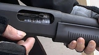 実弾射撃 レミントン M870 散弾銃 Remington M870 Shotgun [upl. by Dnomzed]