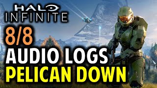 Pelican Down All Audio Logs Locations  Halo Infinite Collectibles Guide [upl. by Saddler]