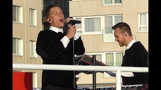 Loïc Nottet  Chandelier LIVE  Ostende QBeach House  27072017 [upl. by Irbua]