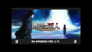 Attack On Titan All Openings Full 17 進撃の巨人 [upl. by Eirolam]