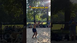 PERFECT New York Beach Volleyball RALLY🔥😱🏐 volleyball beachvolleyball newyork nyc rally avp [upl. by Nnairac]