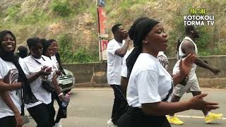 Tem Aliya Kazor at the MAARIBOWU health walk in Aburi Ghana [upl. by Irol]