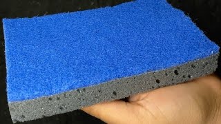 ASMR SPONGE RIPPING🎧 DRY SPONGE RIPPING 🦔 [upl. by Enyehc]