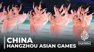 Hangzhou Asian Games in China open with futuristic ceremony [upl. by Westlund]