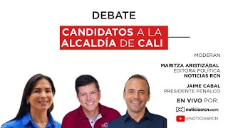 🔴 Debate de los candidatos a la Alcaldía de Cali en Noticias RCN [upl. by Fachan]