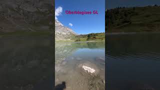 oberblegisee in braunwald glarus switzerland swim [upl. by Nauqat]