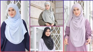 Ramadan Special New Full Coverage Hijab Style । Chest Coverage Hijab Tutorial । [upl. by Llerrac]