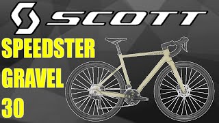 SCOTT SPEEDSTER GRAVEL 30  Good Gravel Bike At A Good Price [upl. by Elaina259]