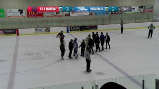 RSEQ D1 Hockey Masculin 🏒 Outaouais  St Lawrence 20240329 [upl. by Nospmis]