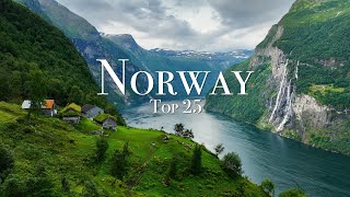 Top 25 Places To Visit in Norway  Travel Guide [upl. by Annoeik]