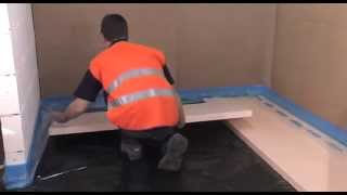 How to install Hep2O pocketed polystyrene system for underfloor heating [upl. by Zerdna]