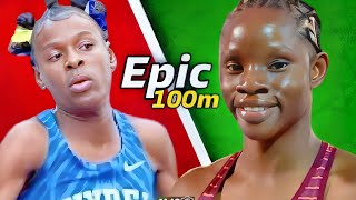 Epic 100m Alana Ried Battles Tina Clayton At Miramar Invitational 2024 [upl. by Lyndy841]