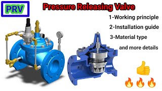 Pressure Releasing Valve Working Principle  What is PRV and and how to Install 🔥🔥 [upl. by Yenal]