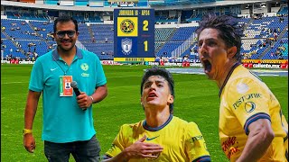 AMÉRICA LE GANÓ 21 A PACHUCA EN EL ESTADIO CUAUHTÉMOC [upl. by Griffy]