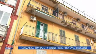 Bimba di 5 anni precipita dal balcone era sola in casa  La Vita in diretta  11012024 [upl. by Delmer]