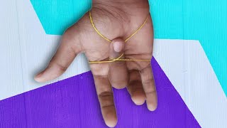 3 Amazing Rubber Band Tricks  DIY  How To Do Magic Using Rubber Band [upl. by Nwahsyar]